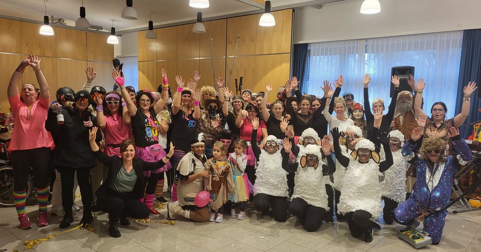 Verkleidete Personen