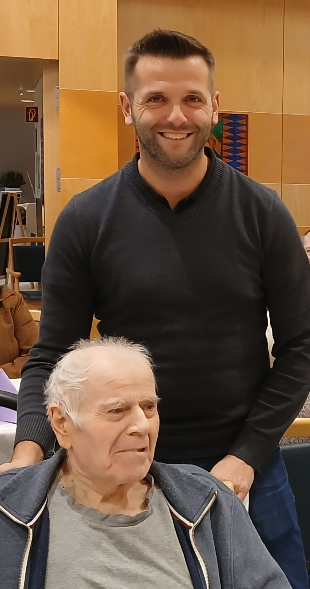 Jubilar mit Gratulant