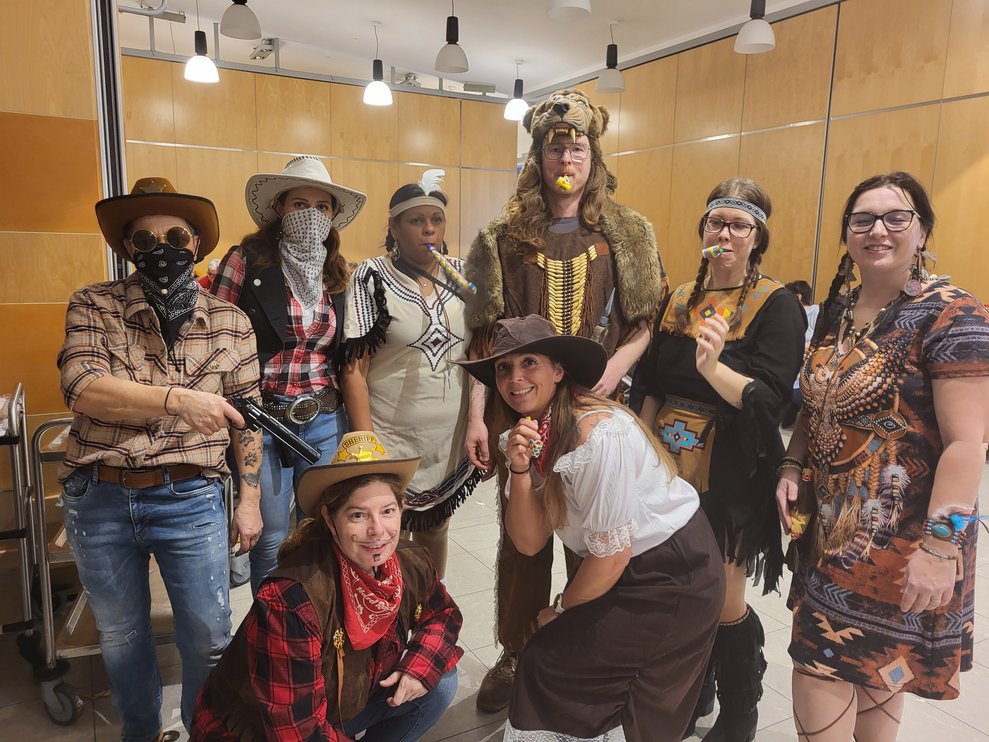 Verkleidete Personen