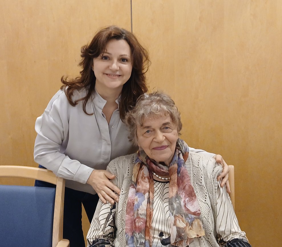 Jubliar/in mit Gratulanten