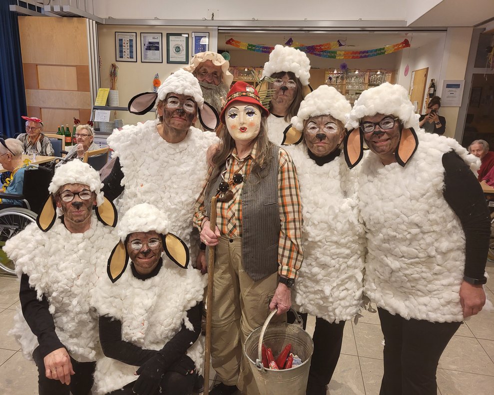 Verkleidete Personen